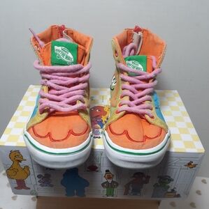 🔥3/$70 🎉HP🎉 VANS SK8-Hi Zip Seasame Street Shoes